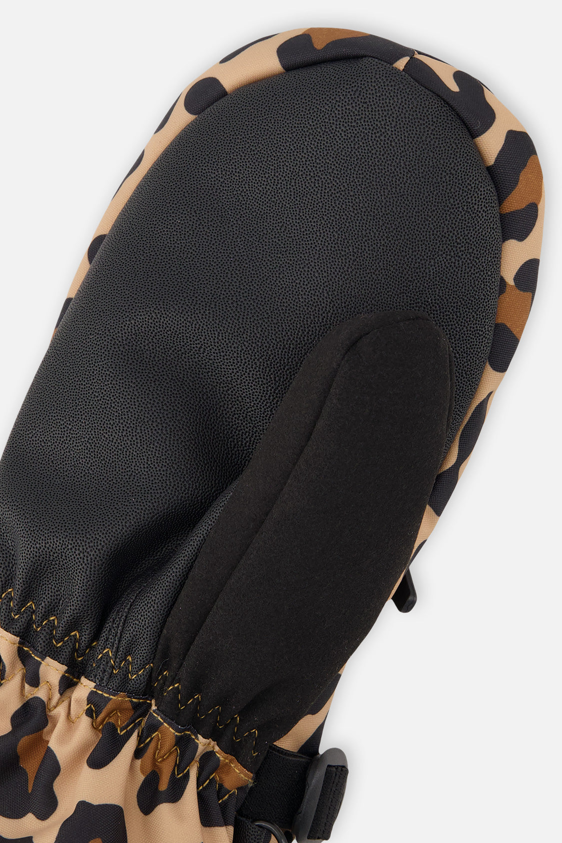 Teknik Winter Mittens Brown Leopard Print-2