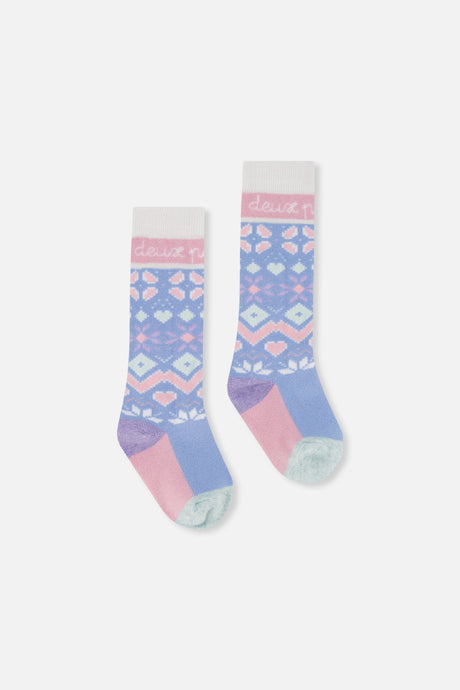 Baby Ski Socks Light Blue-1