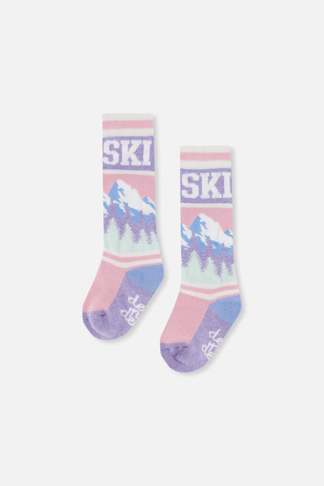 Baby Ski Socks Light Pink-0