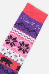 Baby Ski Socks Pink-3