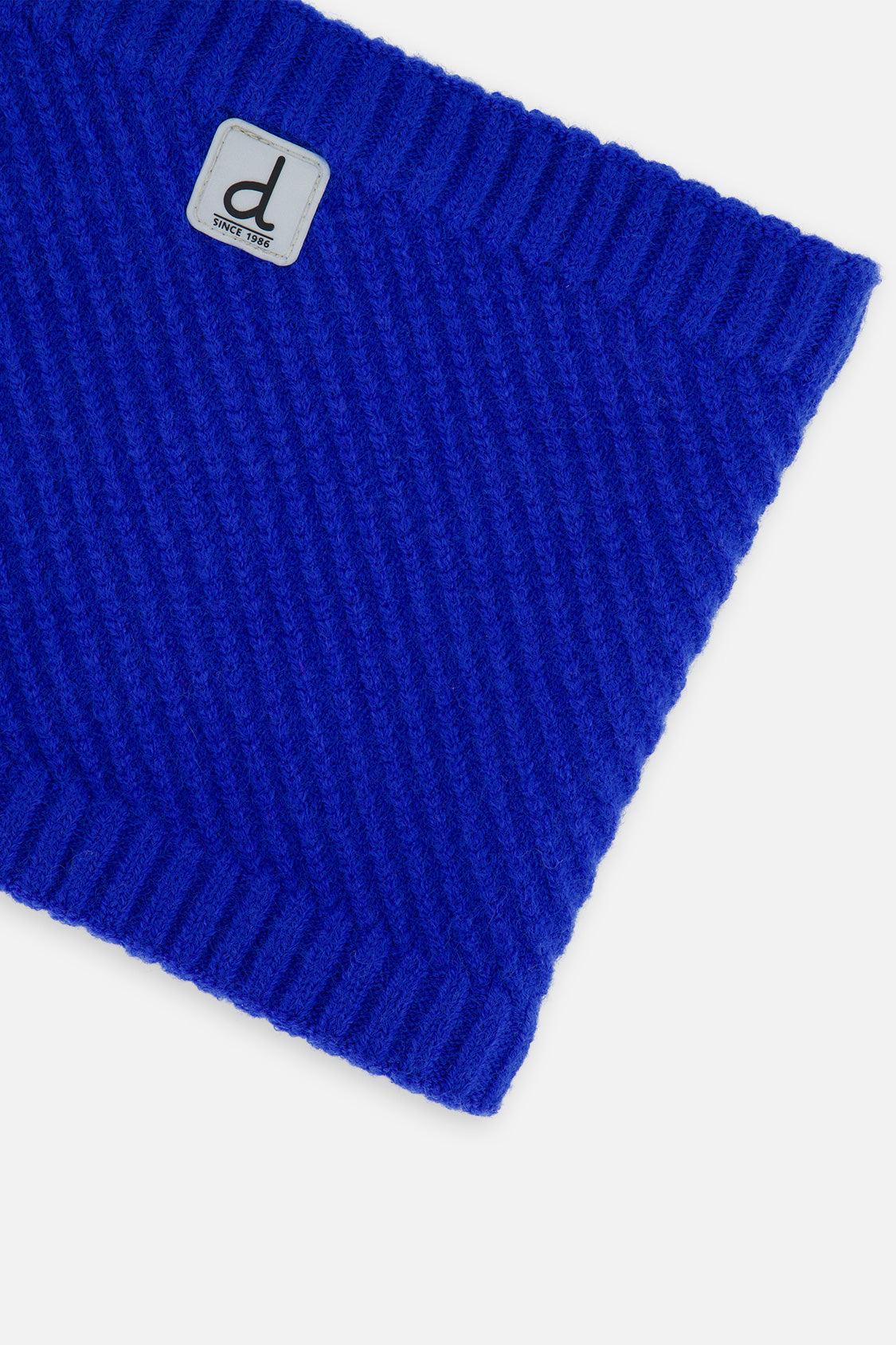 Winter Knit Neckwarmer Royal Blue-3