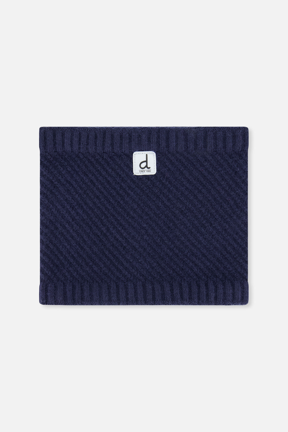 Winter Knit Neckwarmer Navy Blue-0