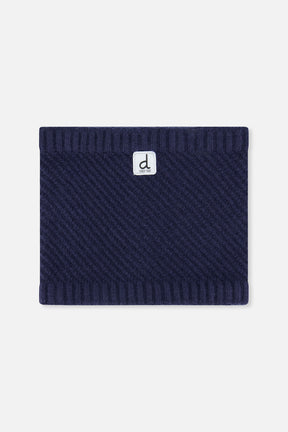 Winter Knit Neckwarmer Navy Blue-0