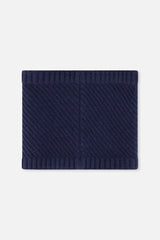 Winter Knit Neckwarmer Navy Blue-2
