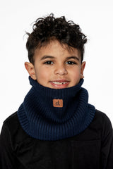 Winter Knit Neckwarmer Cool Dark Grey-1