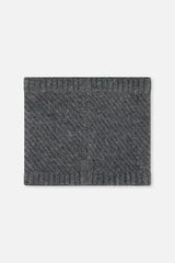 Winter Knit Neckwarmer Cool Dark Grey-2