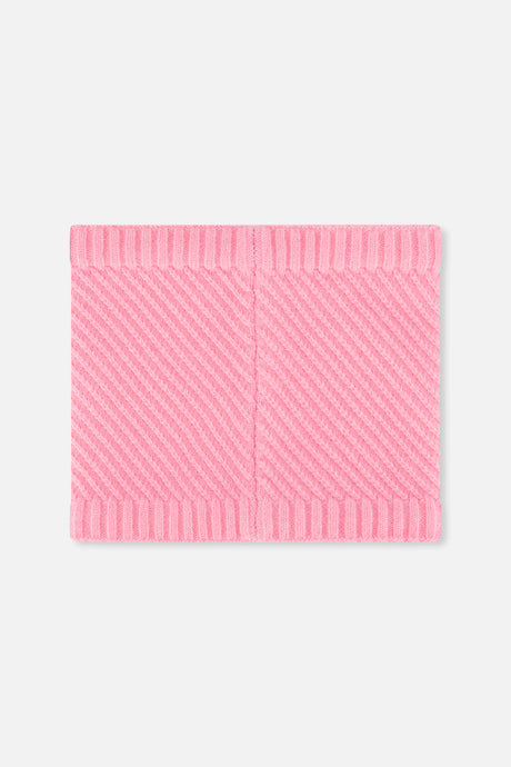 Winter Knit Neckwarmer Pink-2