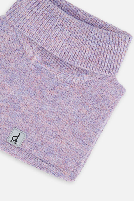 Baby Knit Turtle Neckwarmer Lavender-2