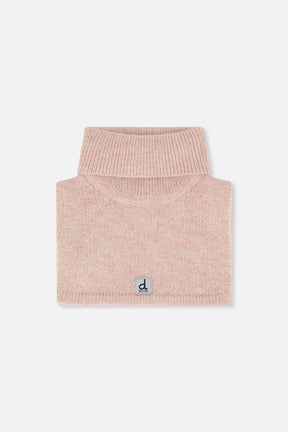 Baby Knit Turtle Neckwarmer Pale Dusty Pink-0