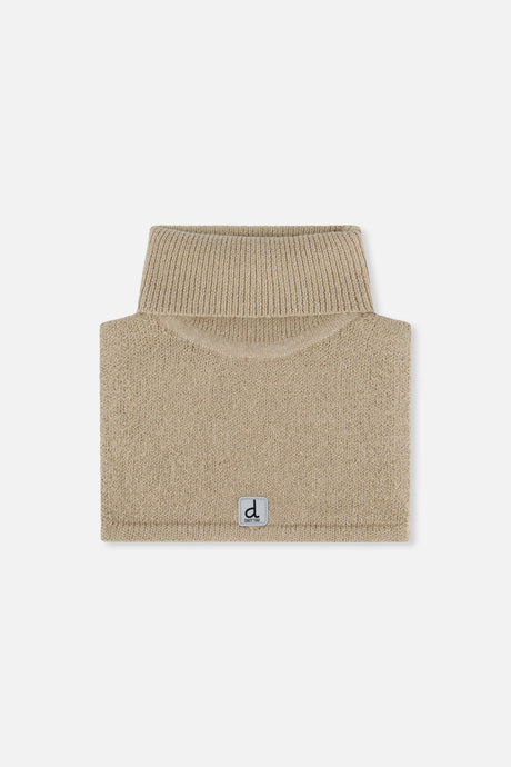 Knit Turtle Neckwarmer Light Taupe-0