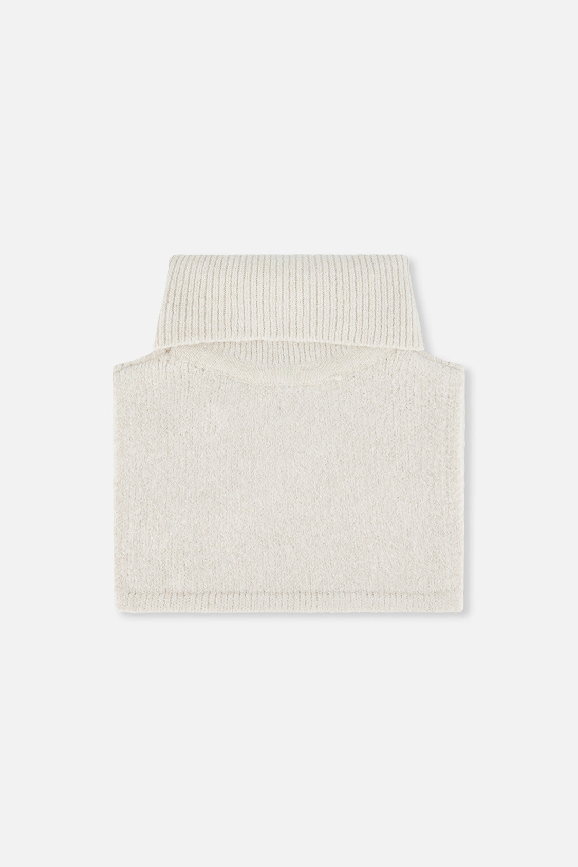 Knit Turtle Neckwarmer Off-White-2