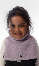 Knit Turtle Neckwarmer Lavender-1