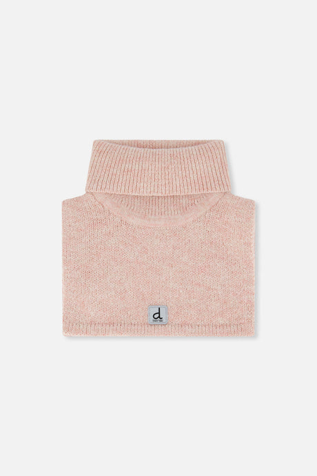Knit Turtle Neckwarmer Pale Dusty Pink-0