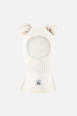 Baby Knit Bear Balaclava Off-White-0