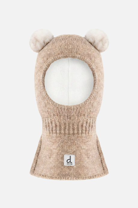 Knit Bear Balaclava Light Taupe-0