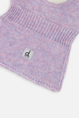 Knit Bear Balaclava Lavender-3