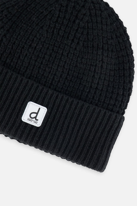 Winter Knit Hat Black-3