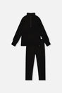 Two Piece Thermal Underwear Black-0