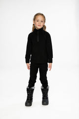 Two Piece Thermal Underwear Black-1