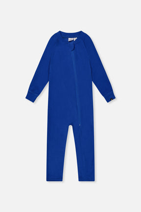 Baby One Piece Thermal Underwear Royal Blue-0