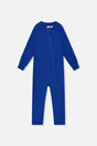 Baby One Piece Thermal Underwear Royal Blue-0