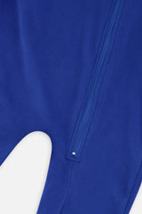 Deux par Deux Baby One Piece Thermal Underwear Royal Blue