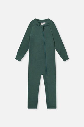 Baby One Piece Thermal Underwear Sage Green-0