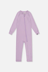 Baby One Piece Thermal Underwear Lavender-0