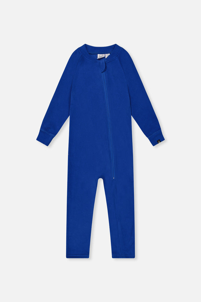 One Piece Thermal Underwear Royal Blue-0