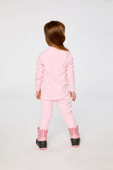 One Piece Thermal Underwear Pale Pink-3