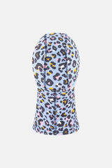 Brushed Jersey Balaclava Blue Leopard Print-2