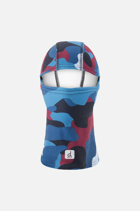 Brushed Jersey Balaclava Blue And Red Camouflage Print-0