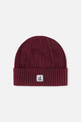 Winter Knit Hat Burgundy-0