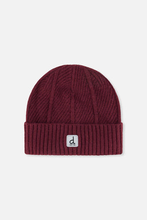 Winter Knit Hat Burgundy-0