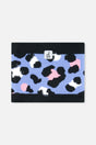 Winter Knit Neckwarmer Blue Leopard Print-0