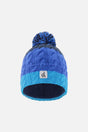 Winter Knit Hat With Pompom Dark Blue-0