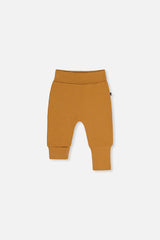 Two Pack Organic Cotton Evolutive Pants Brown Cinnamon-1