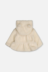 Hooded Zip Sherpa Jacket Off-White-2