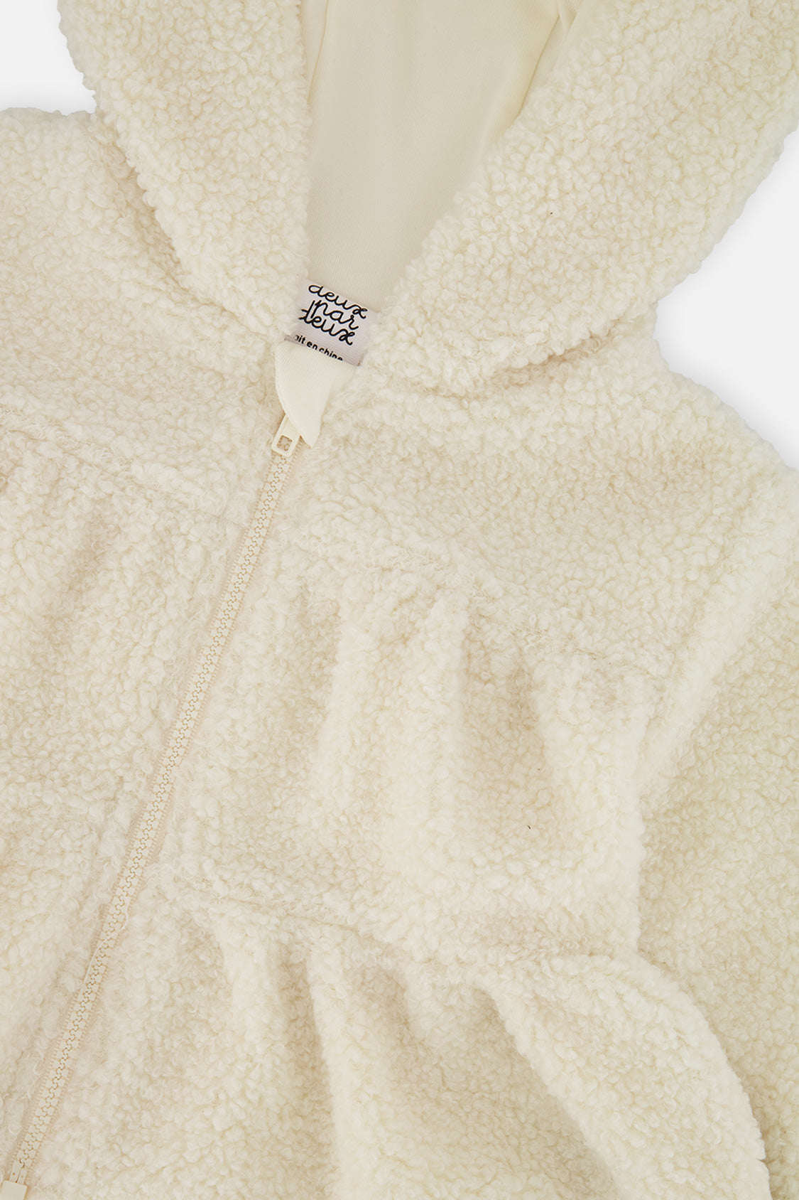 Hooded Zip Sherpa Jacket Off-White-3