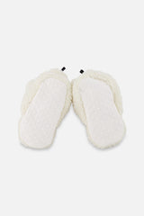 Baby Sherpa Slippers Off-White-2