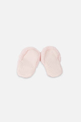 Baby Sherpa Slippers Light Pink-2