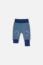 French Terry Denim Evolutive Pants Light Blue Denim-0