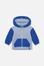 Sherpa Hooded Jacket Blue-0
