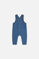 French Terry Denim Overall Light Blue Denim-2