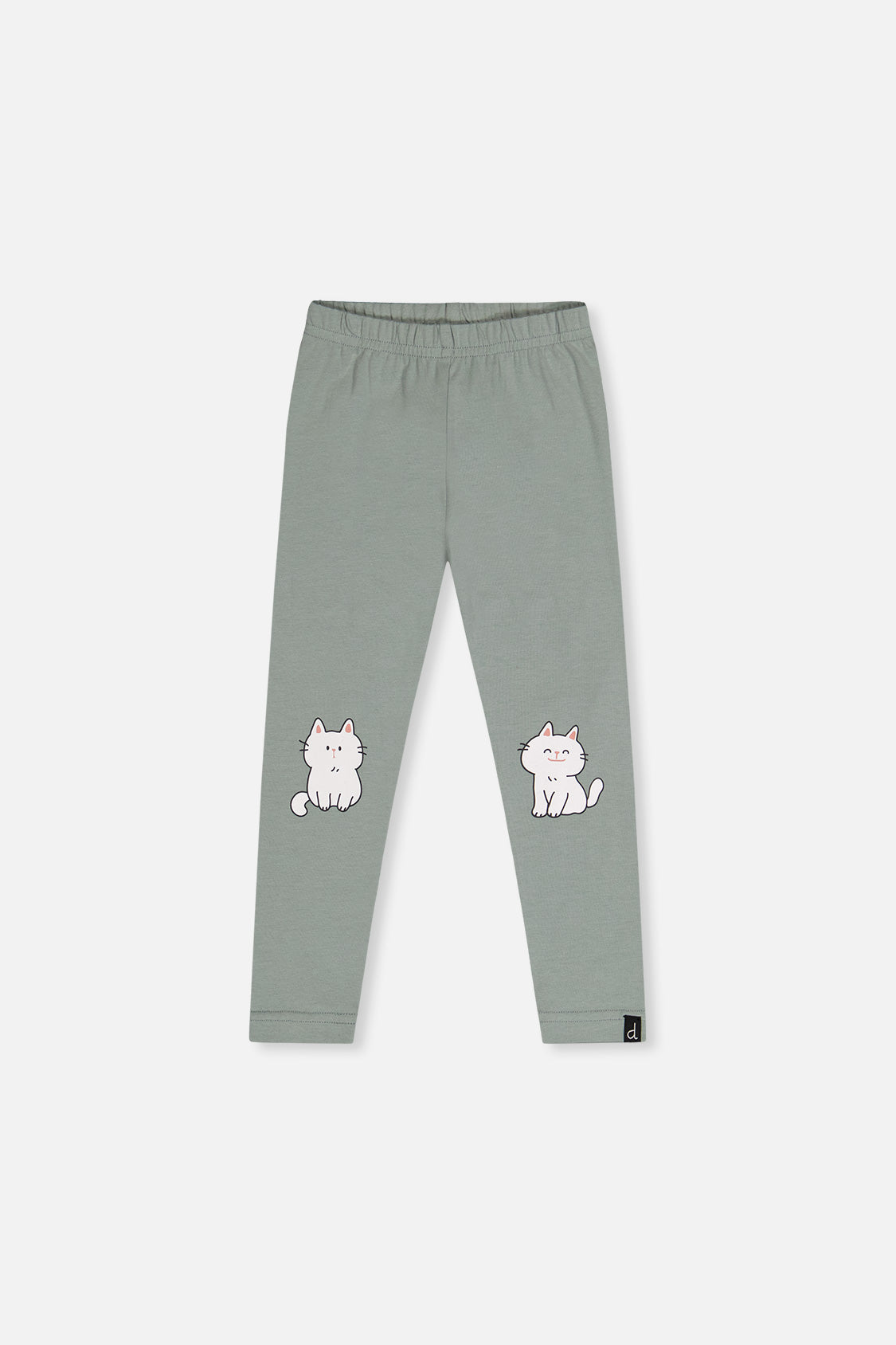 Organic Cotton Leggings Sage Green-0