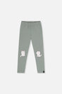 Organic Cotton Leggings Sage Green-0