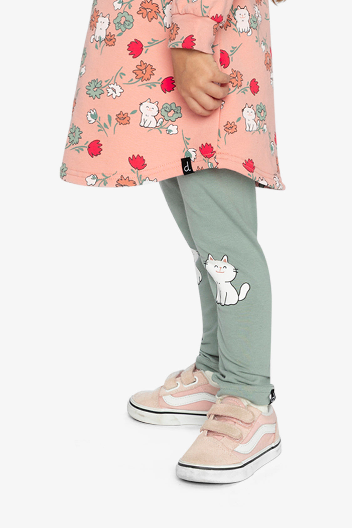 Organic Cotton Leggings Sage Green-4