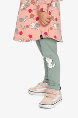 Organic Cotton Leggings Sage Green-4