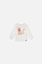 Baby Organic Cotton Long Sleeve T-Shirt Off-White-0