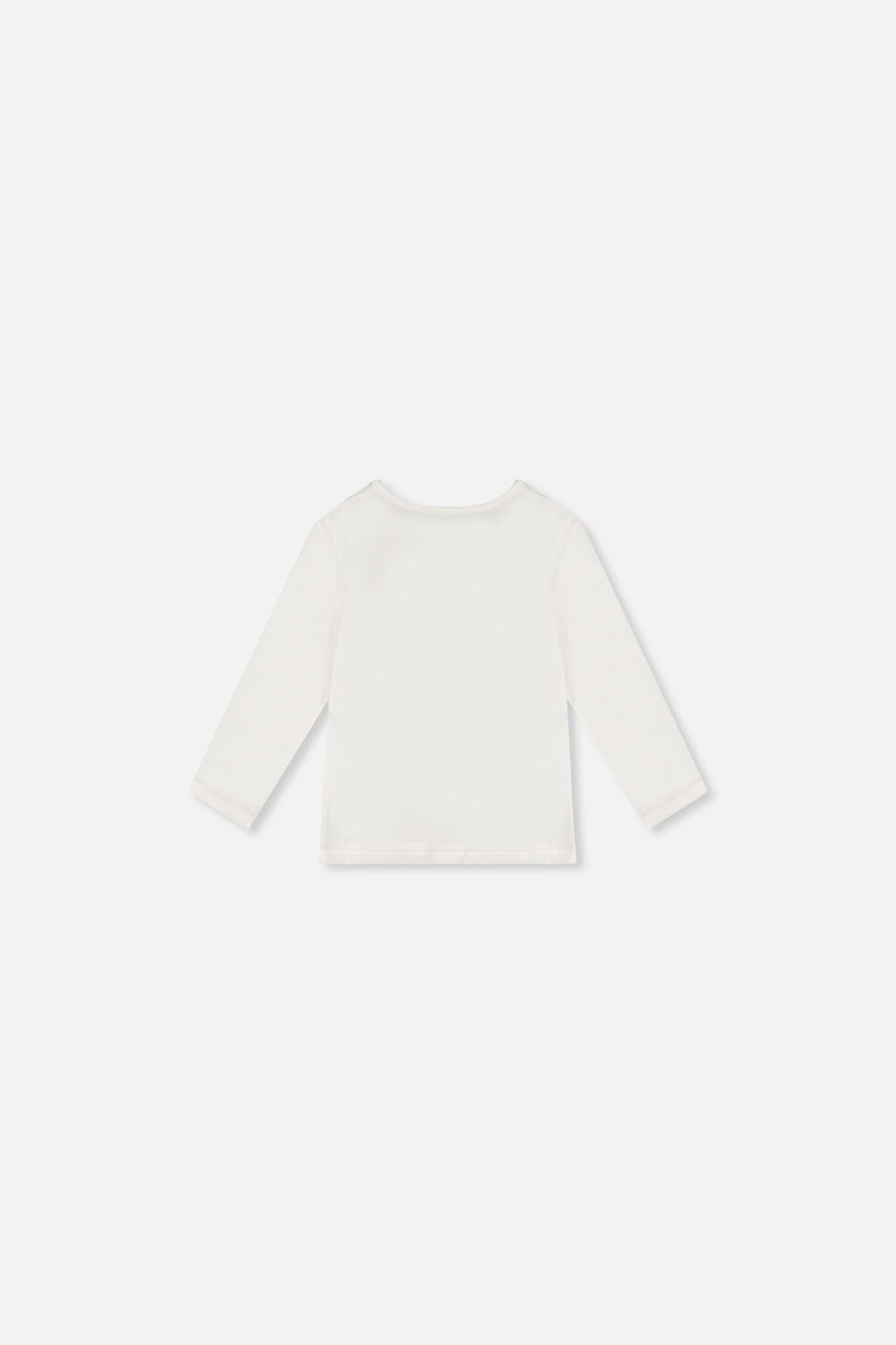 Baby Organic Cotton Long Sleeve T-Shirt Off-White-1